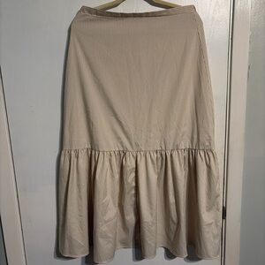 HYFVE Cream A-Line Skirt